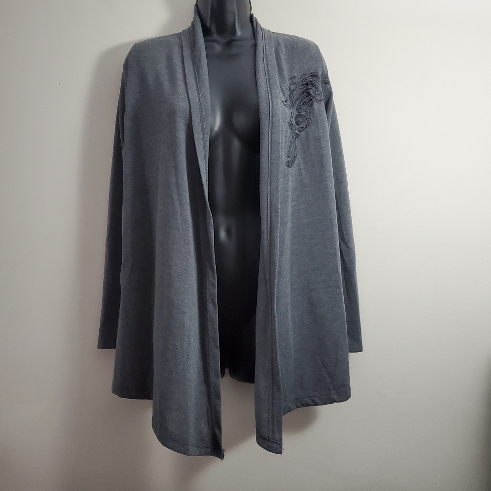 Long Gray Cardigan